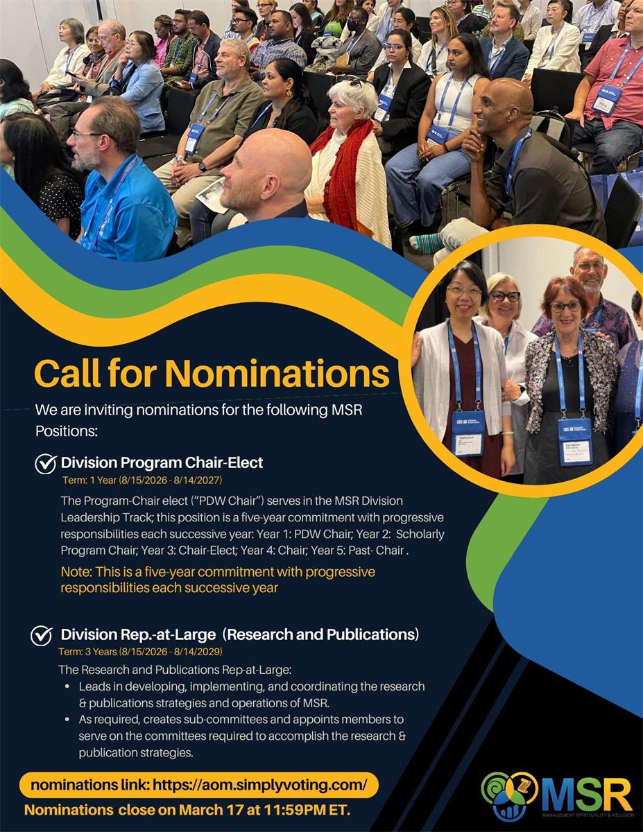 Call for Nominations 2026
